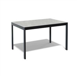 Стол Kenner LK1400, черный/керамика CARMEN LIGHT GRAY 170156