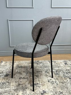 Комплект стульев 2шт KENNER 301SD черный/серый микробукле