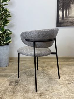 Стул KENNER 309SD черный/микробукле серый