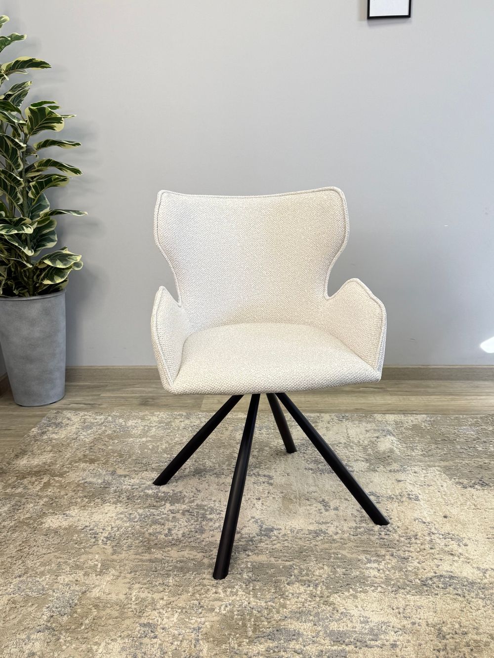 Стул KENNER 311SD черный/серебристый