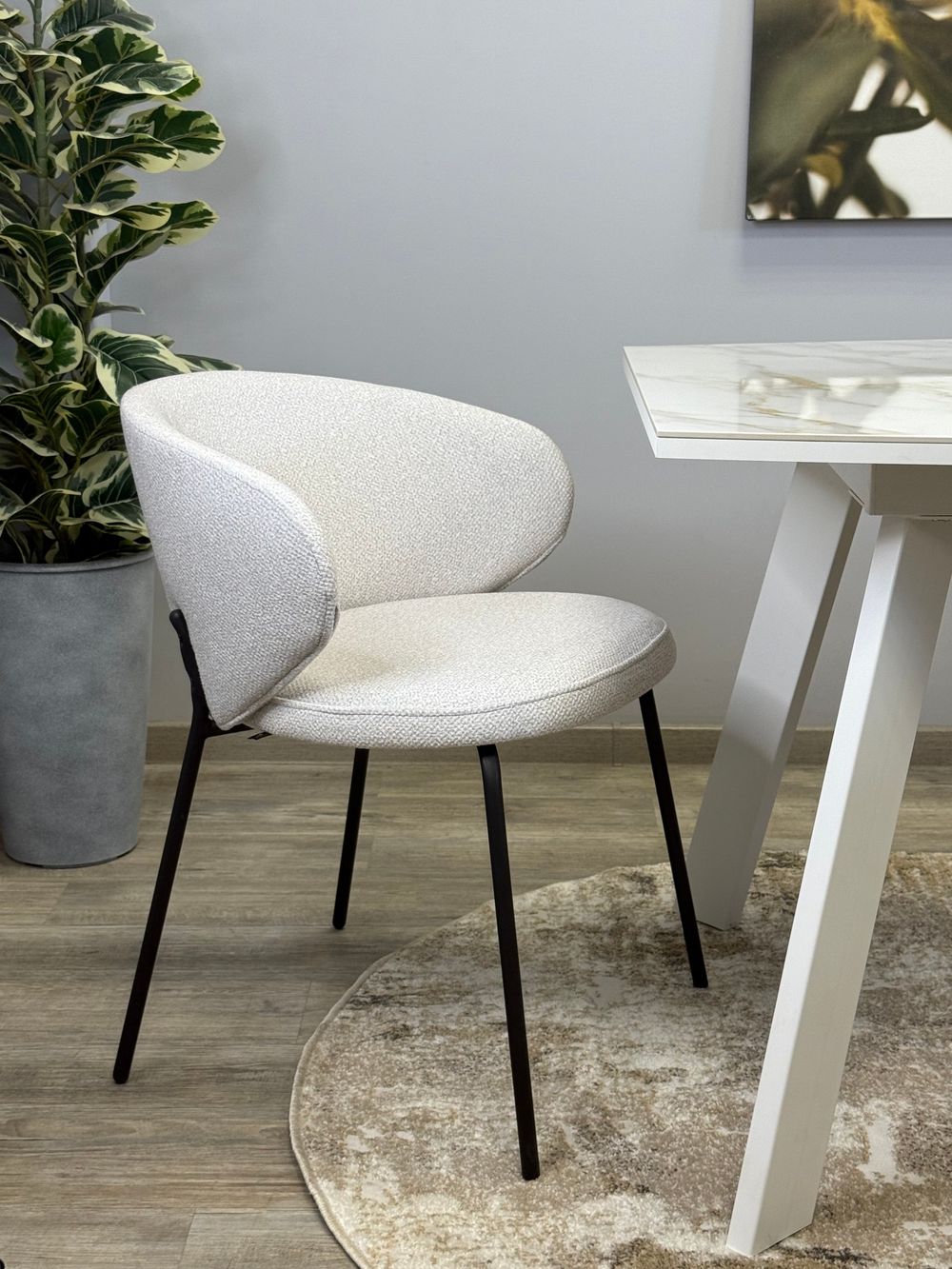 Стул KENNER 305SD черный/серебристый микробукле