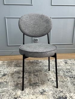 Комплект стульев 2шт KENNER 301SD черный/серый микробукле