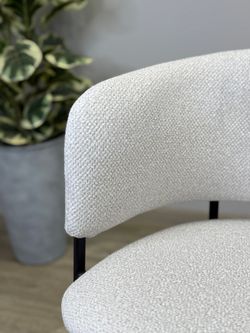 Стул KENNER 303SD черный/микробукле серебристый