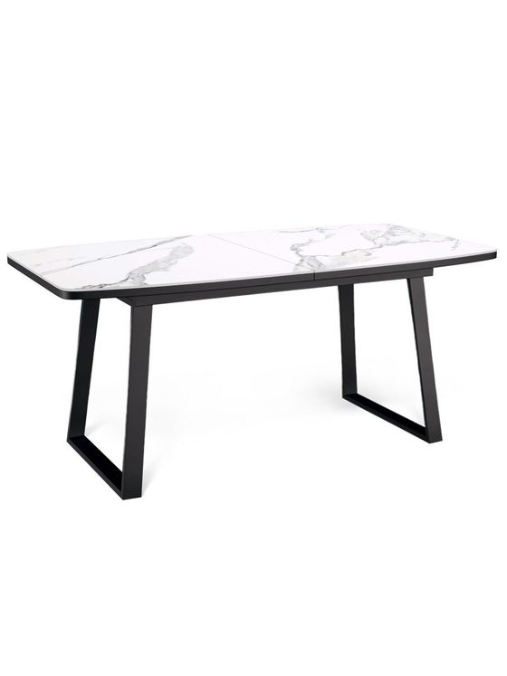 Стол KENNER AZ1400 черный/керамика белая