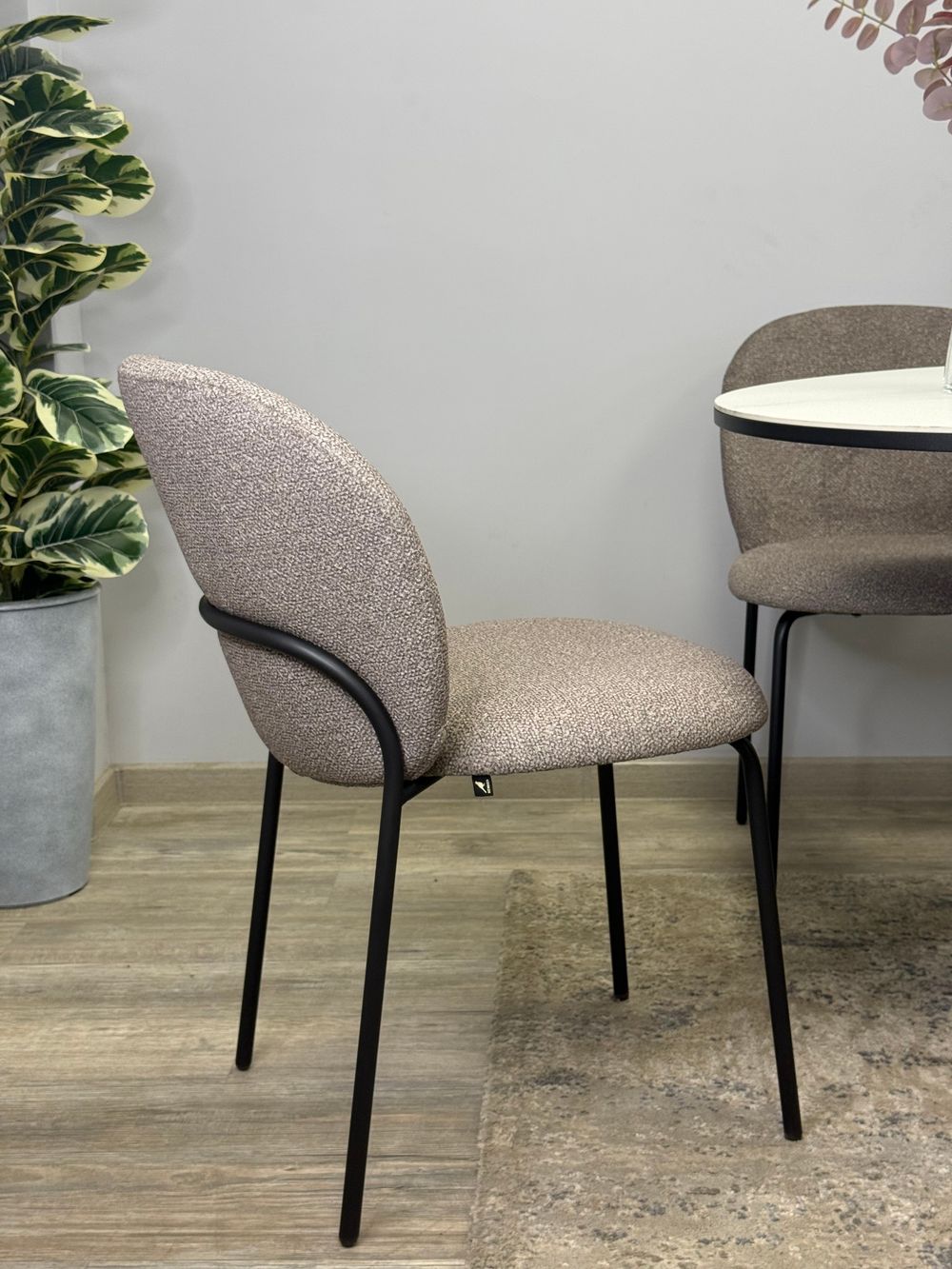 Стул KENNER 307SD черный/капучино