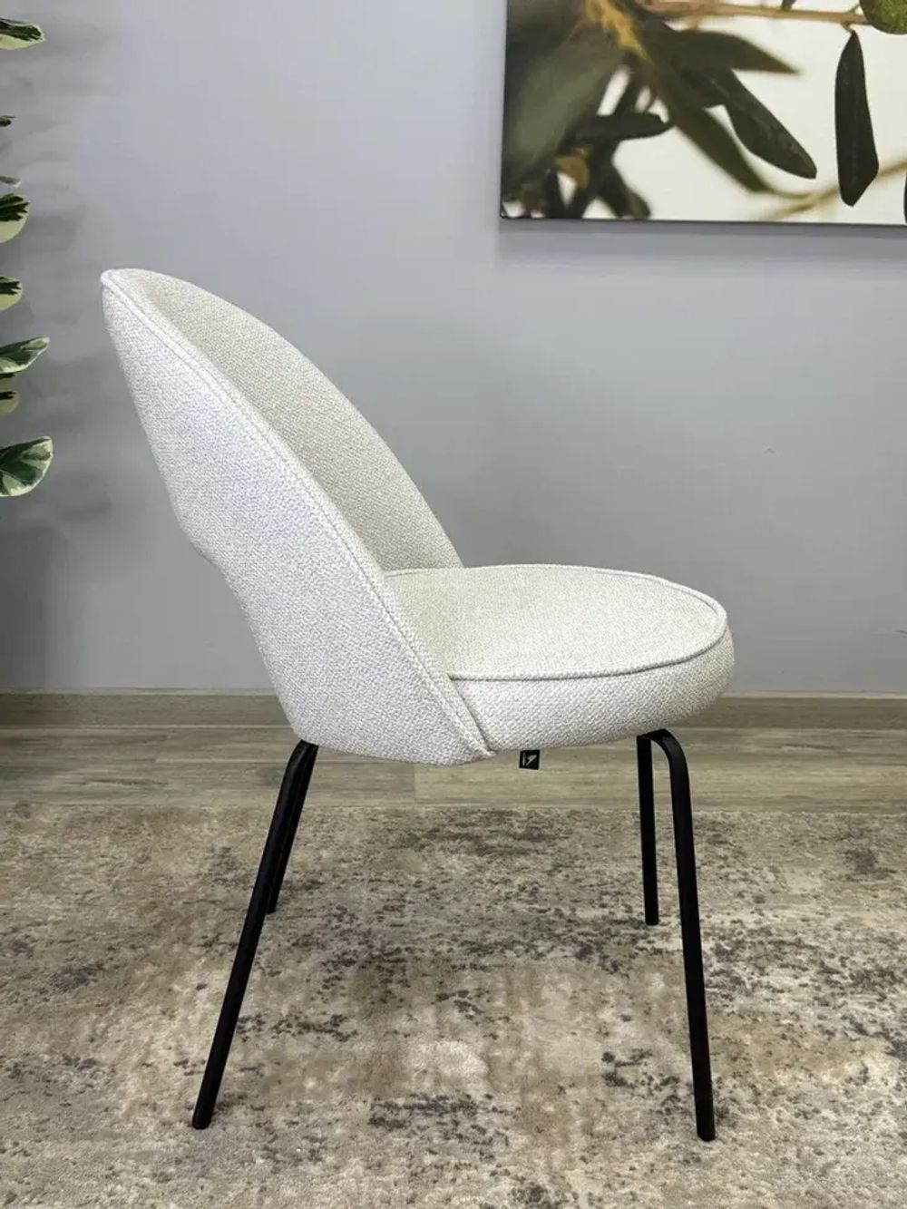 Стул KENNER 179SD черный/серебристый