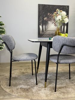 Стул KENNER 302SD черный/серый микробукле