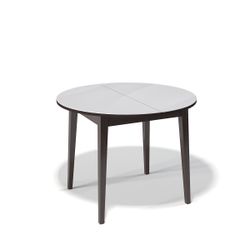 Стол KENNER 1000 М венге/стекло белое сатин