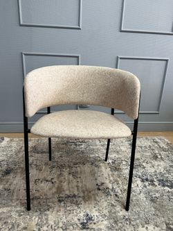 Комплект стульев 2шт KENNER 303SD черный/микробукле бежевый