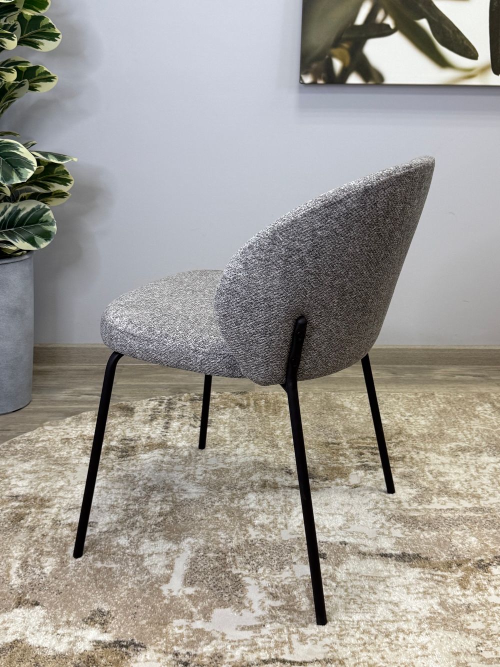 Стул KENNER 304SD черный/серый микробукле