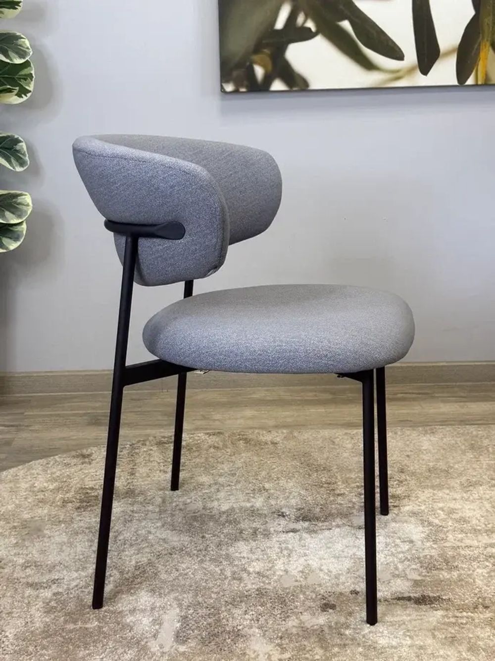 Стул KENNER 309SD черный/серый