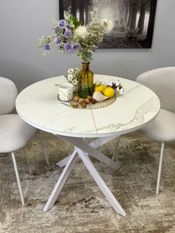 Стол KENNER R1000s белый/керамика белая