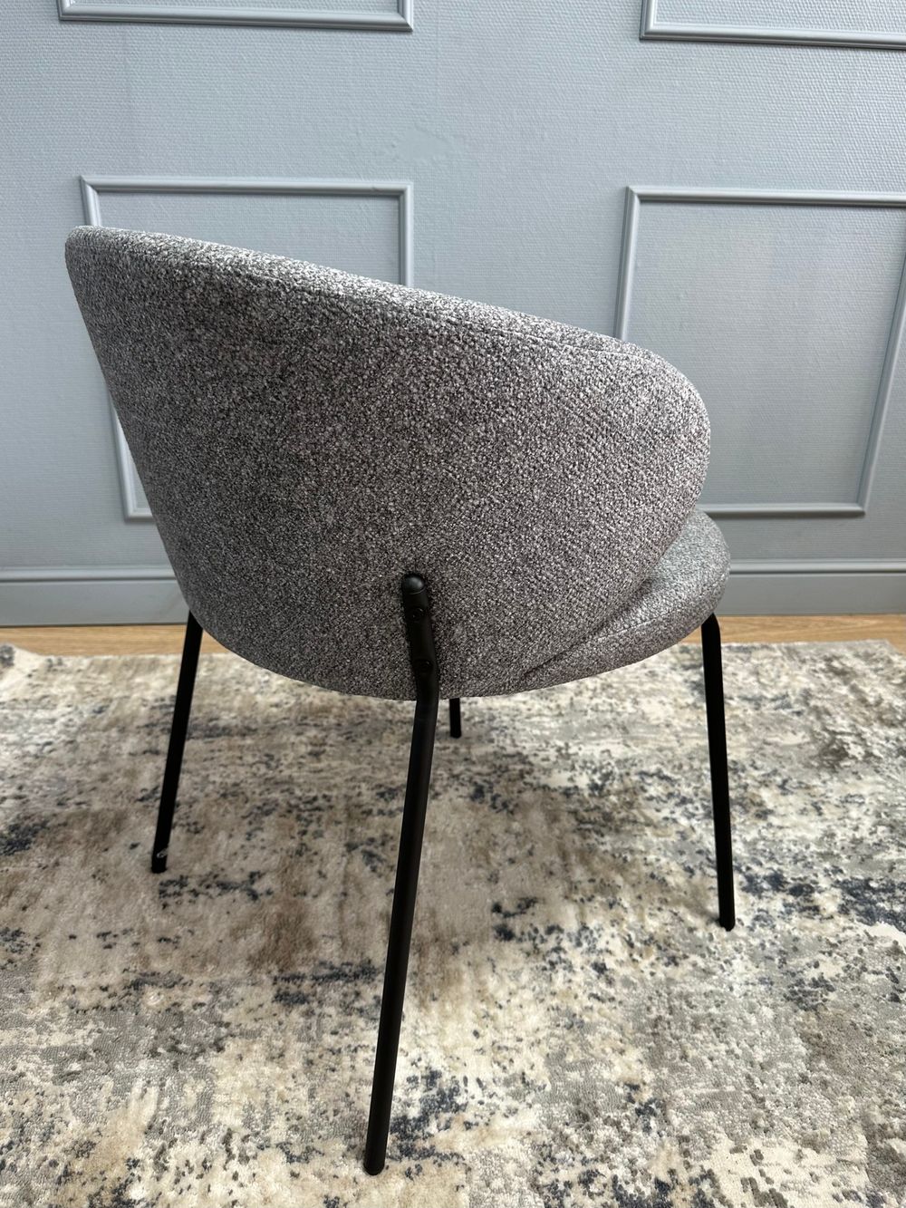 Комплект стульев 2шт KENNER 305SD черный/серый микробукле