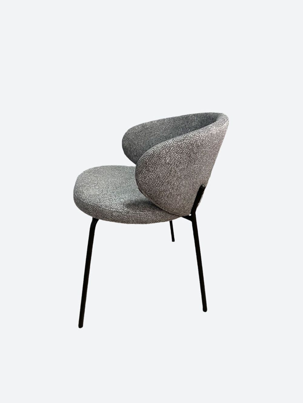 Комплект стульев 2шт KENNER 305SD черный/серый микробукле