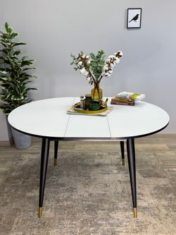 Стол KENNER K1000 венге/стекло белое сатин