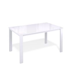 Стол KENNER LL1200  белый/стекло белое глянец