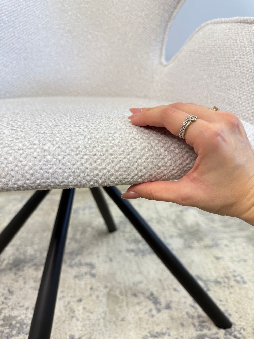 Стул KENNER 311SD черный/серебристый