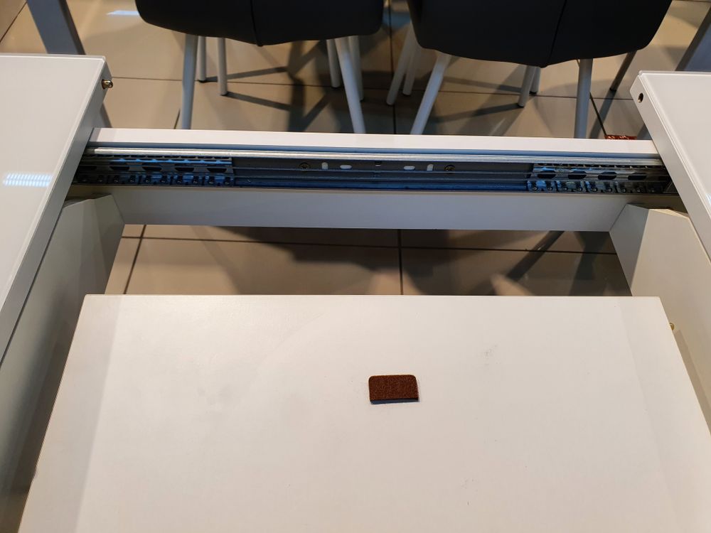 Стол KENNER 1100s белый/стекло белое глянец