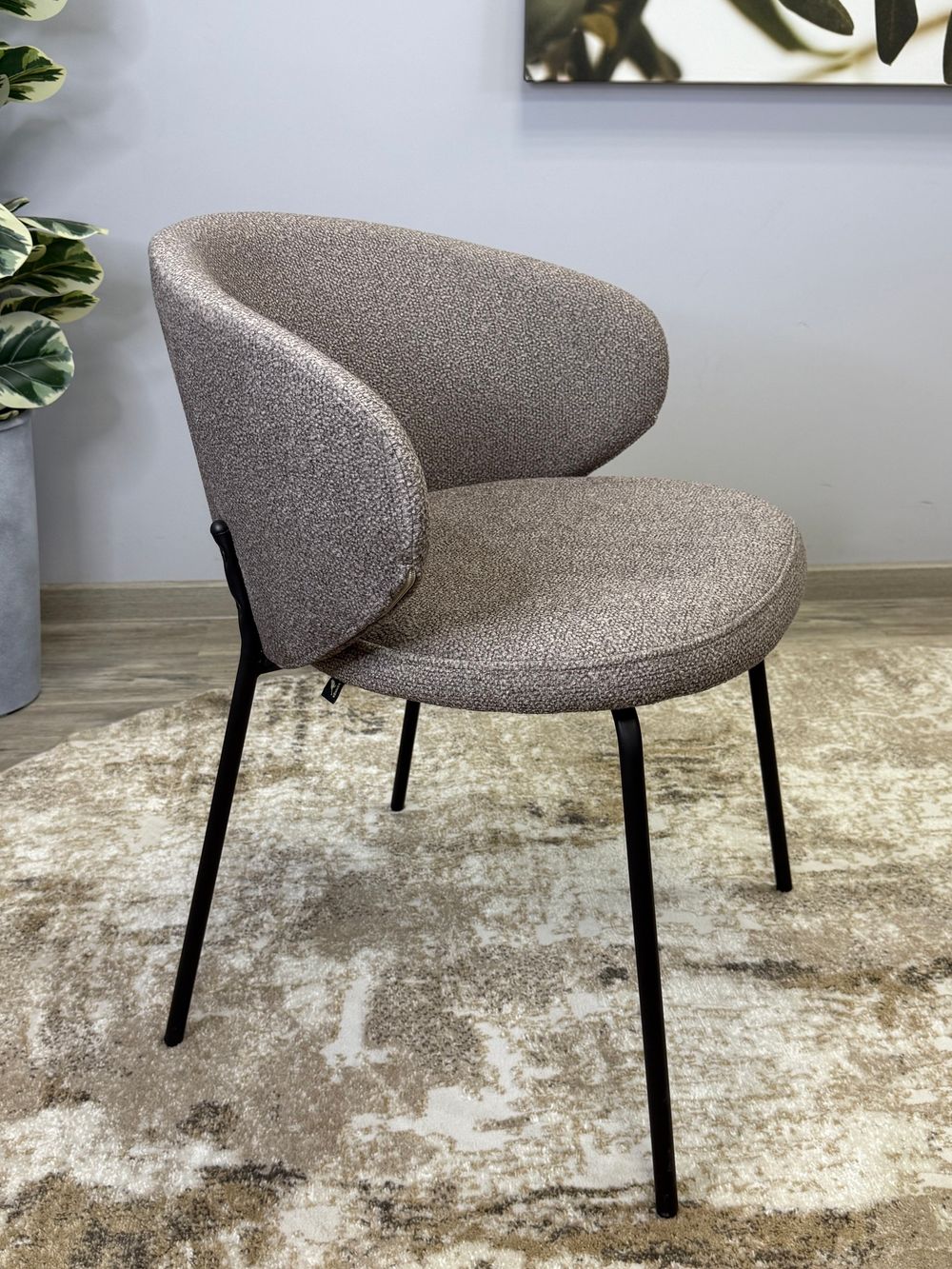 Стул KENNER 305SD черный/капучино микробукле