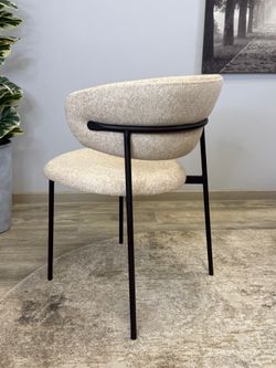 Стул KENNER 309SD черный/микробукле бежевый