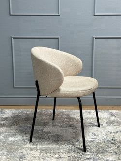 Комплект стульев 2шт KENNER 305SD черный/бежевый микробукле