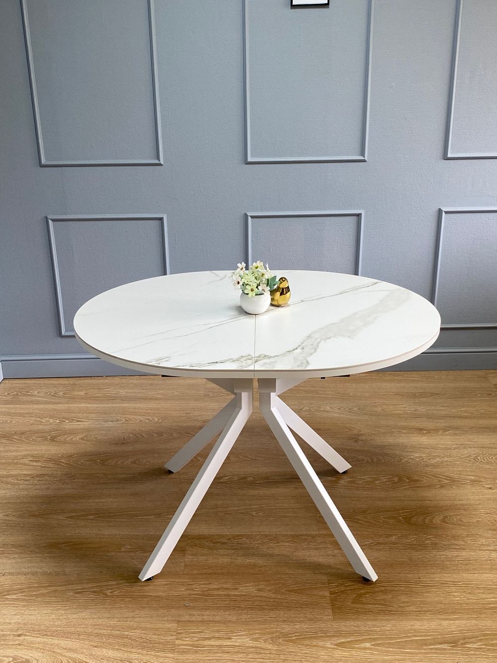 Стол KENNER DO1100 белый/керамика мрамор белый