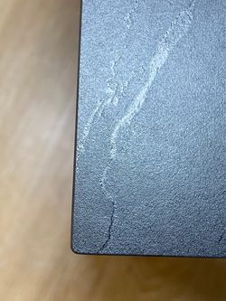 Стол KENNER BL1300 черный/керамика мрамор черный