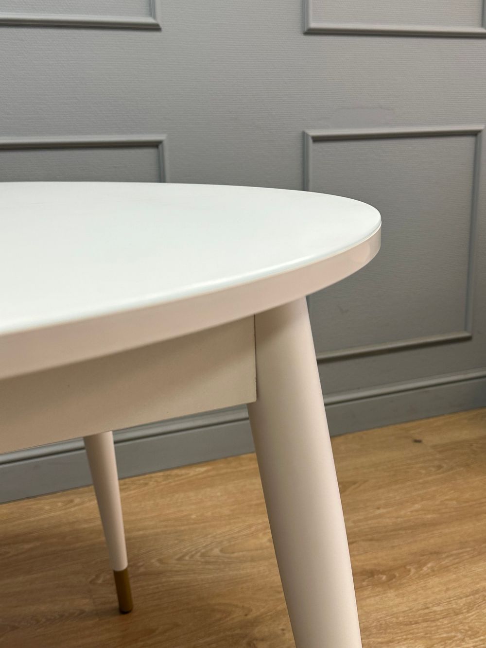 Стол KENNER K1000 венге/стекло крем сатин