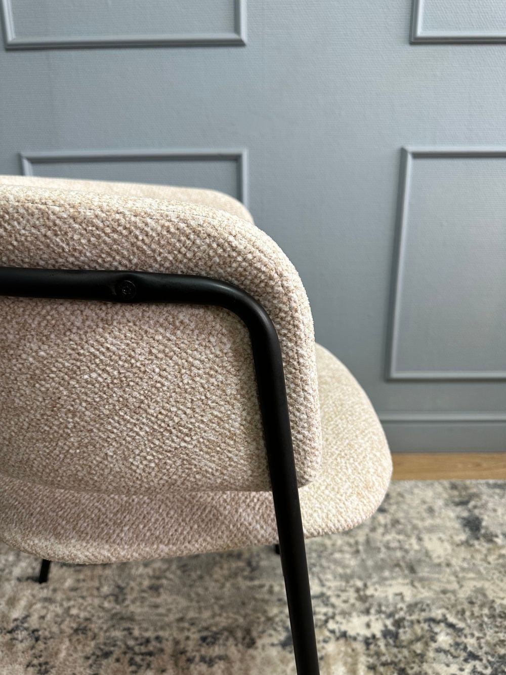 Комплект стульев 2шт KENNER 303SD черный/микробукле бежевый