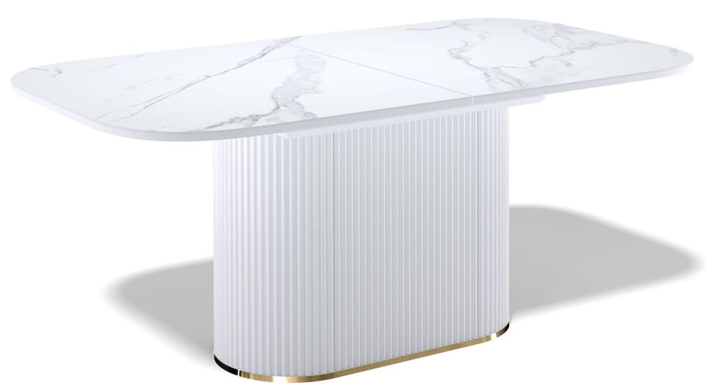 Стол Kenner LDs1600, белый/керамика TIANSHAN WHITE арт.170152