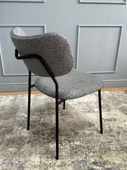 Комплект стульев 2шт KENNER 302SD черный/серый микробукле