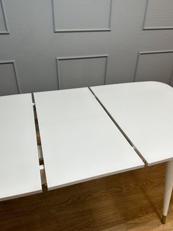 Стол KENNER K1200 белый/стекло белое сатин