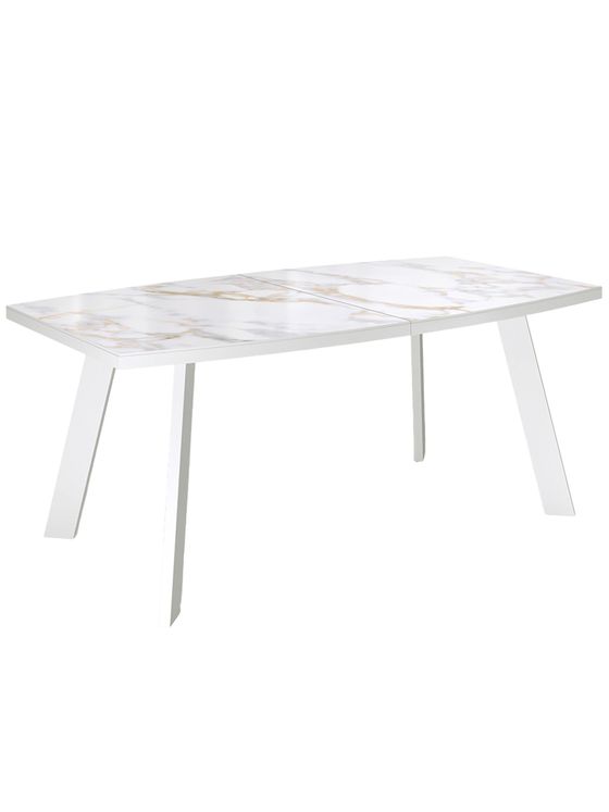 Стол KENNER SL1600 белый/керамика белая глянец