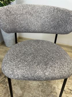 Стул KENNER 309SD черный/микробукле серый