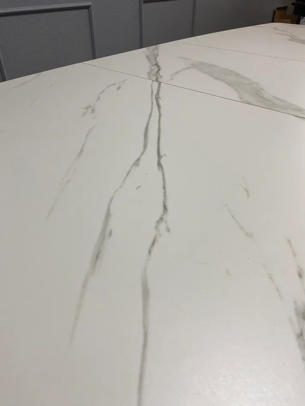 Стол KENNER AA1400 черный/керамика белая