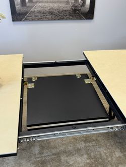 Стол Kenner AK1400, черный/керамика OKARA LIGHT YELLOW арт.170185