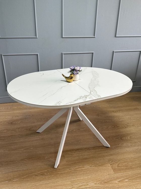 Стол KENNER DO1300 белый/керамика белая