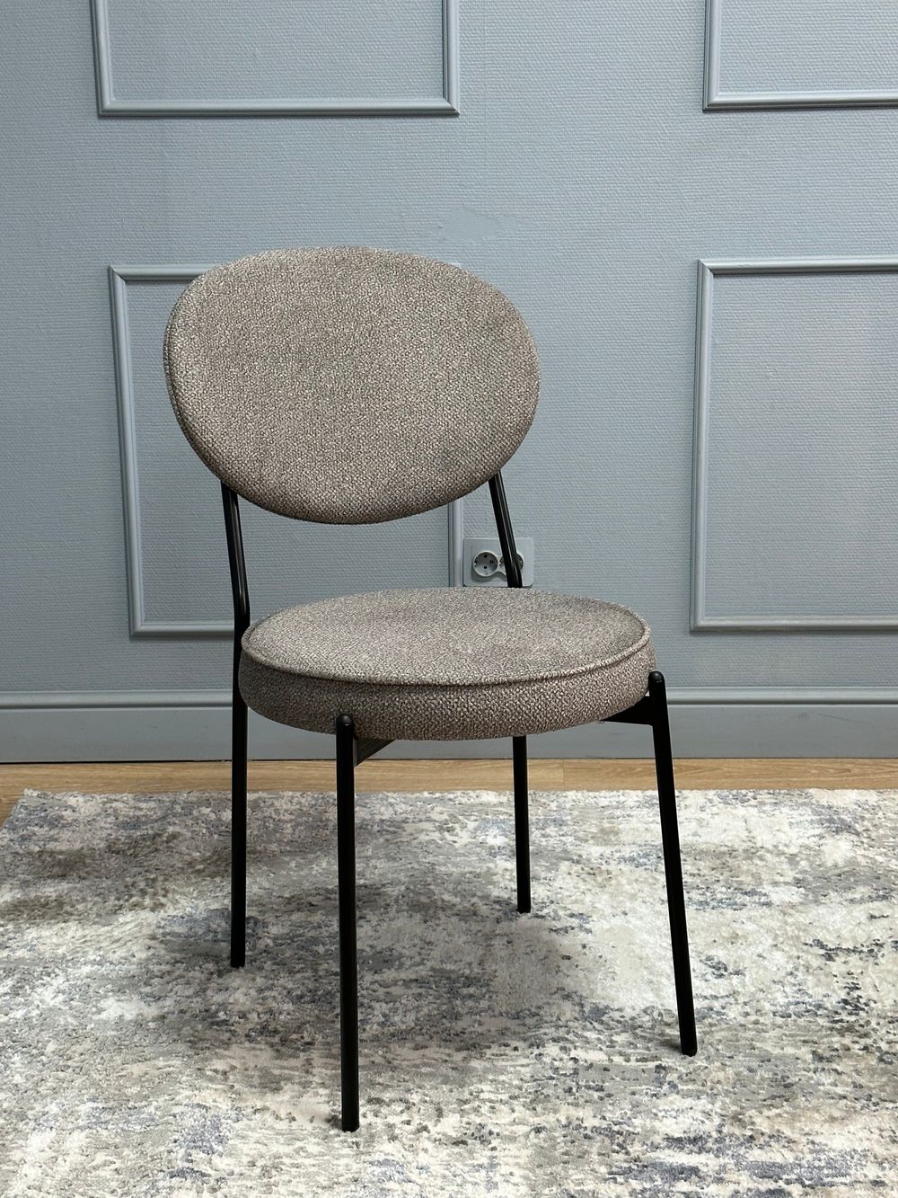 Комплект стульев 2шт KENNER 301SD черный/капучино микробукле