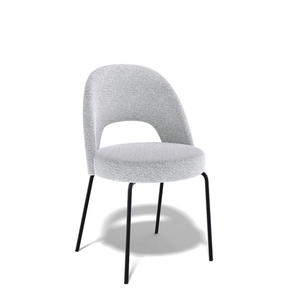 Стул KENNER 179SD черный/серебристый