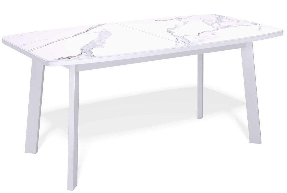 Стол Kenner AK1400, белый/керамика GLORIA WHITE арт.170190