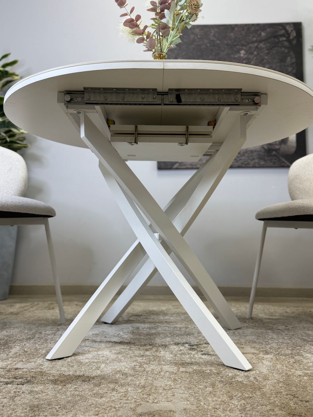 Стол Kenner R1000, белый/керамика TOP ALPINE WHITE арт.170118