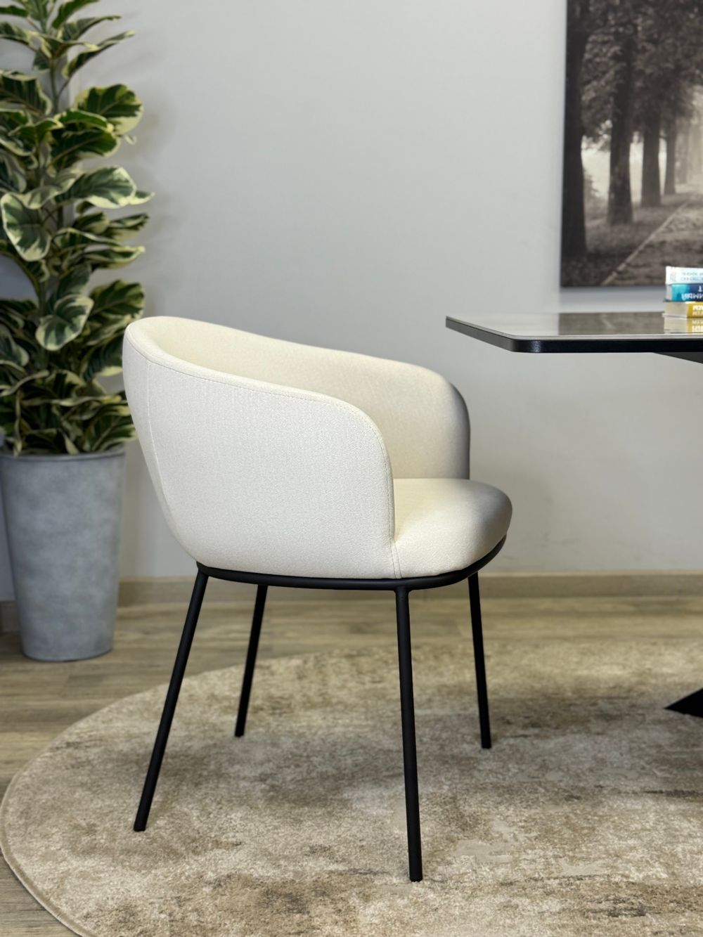 Стул KENNER 313SD черный/жемчуг