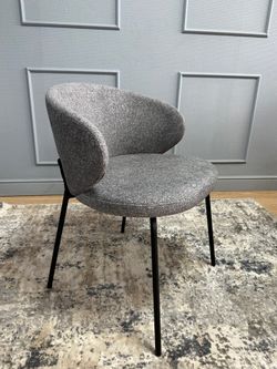 Комплект стульев 2шт KENNER 305SD черный/серый микробукле