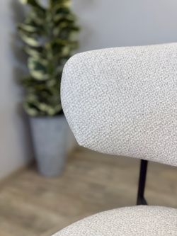 Стул KENNER 309SD черный/микробукле серебристый