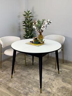 Стол KENNER K1000 венге/стекло белое сатин