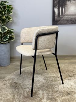 Стул KENNER 303SD черный/микробукле бежевый