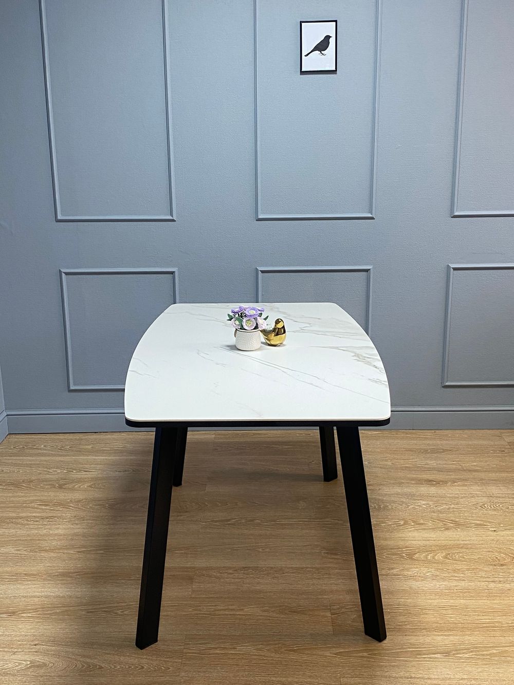 Стол KENNER AA1400 черный/керамика белая