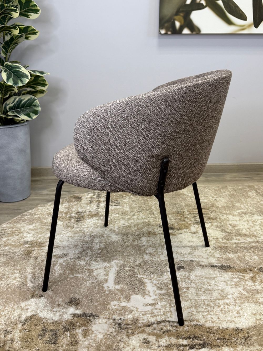 Стул KENNER 305SD черный/капучино микробукле