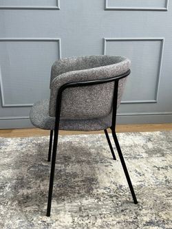 Комплект стульев 2шт KENNER 303SD черный/микробукле серый