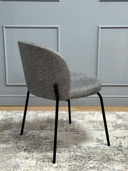 Комплект стульев 2шт KENNER 304SD черный/серый микробукле